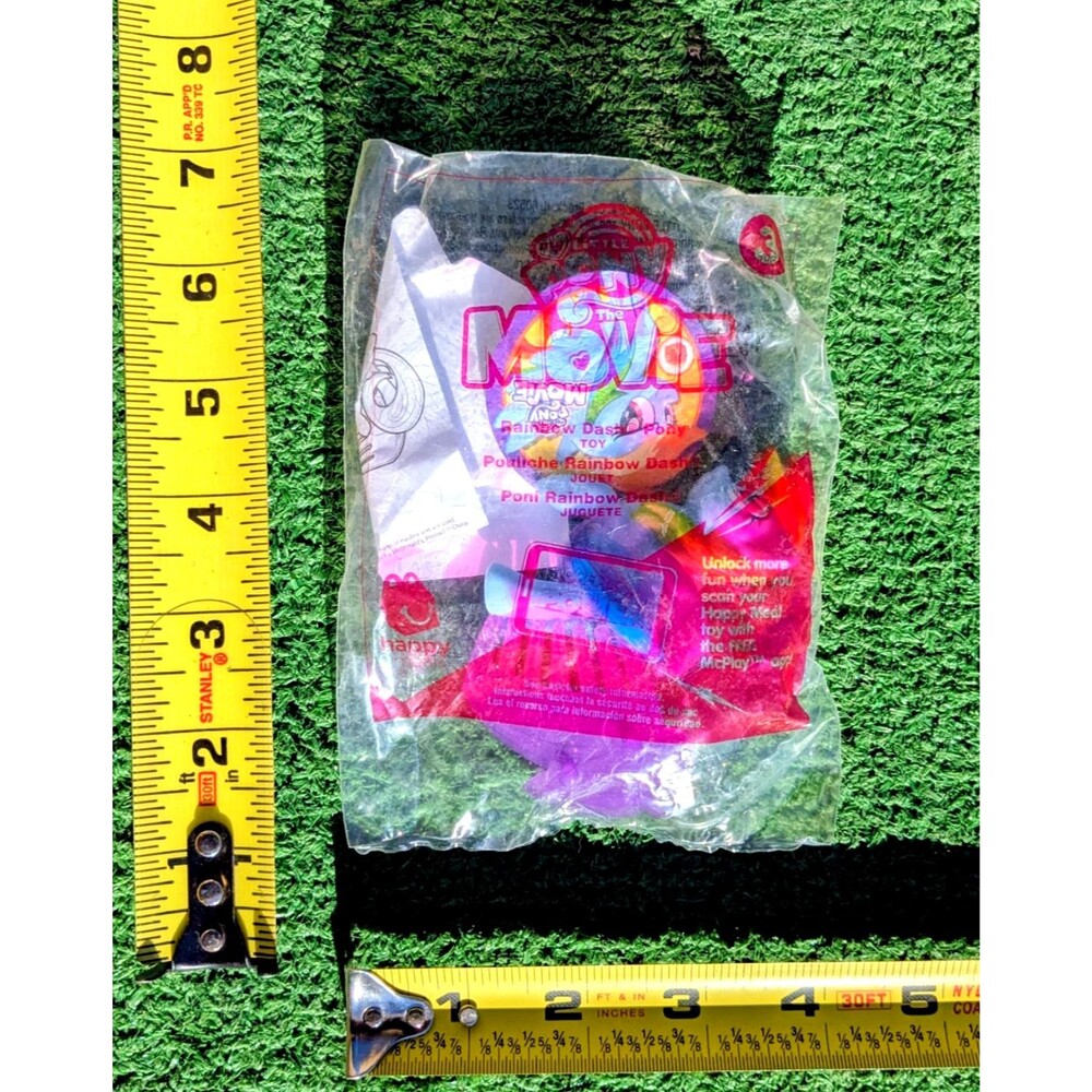 2016 McDonalds My Little Pony Movie Happy Meal Toy - Rainbow Dash #3 NIP
